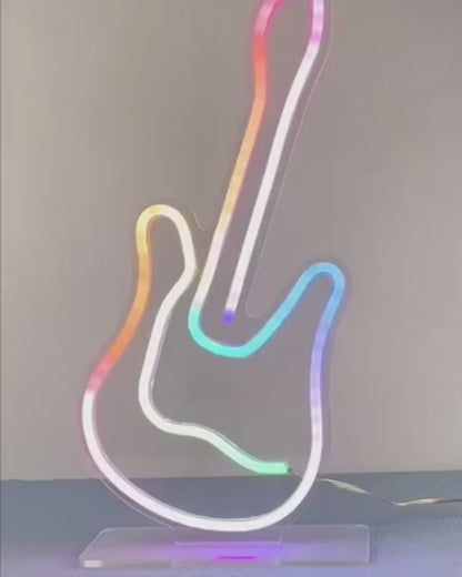 Neon Guitar Light