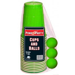 Green Pong Set